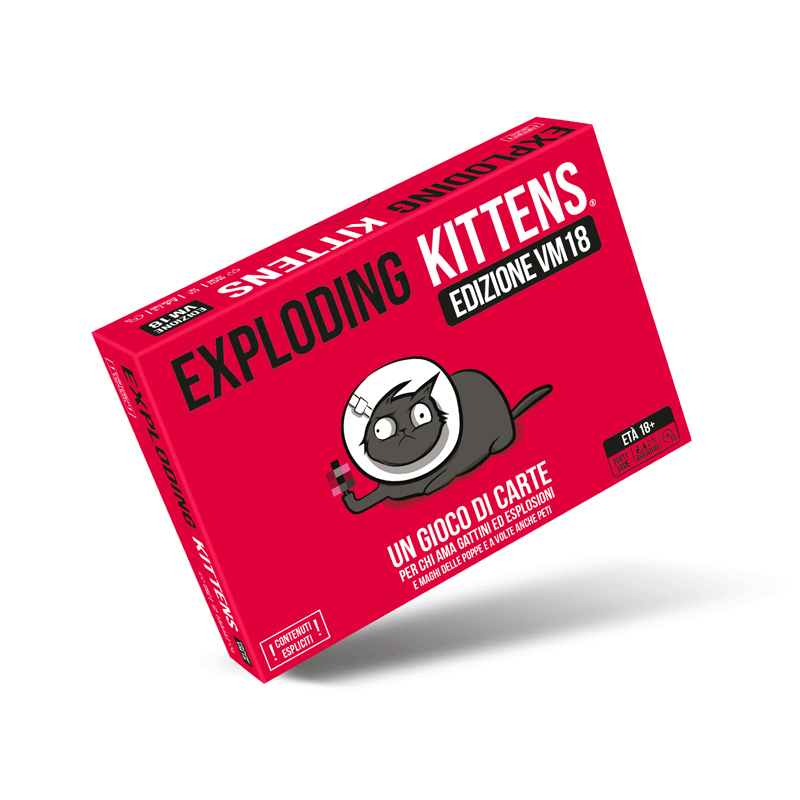 Exploding Kittens VM18 Nuova Edizione Asmodee Carte Party Games 081008 ...