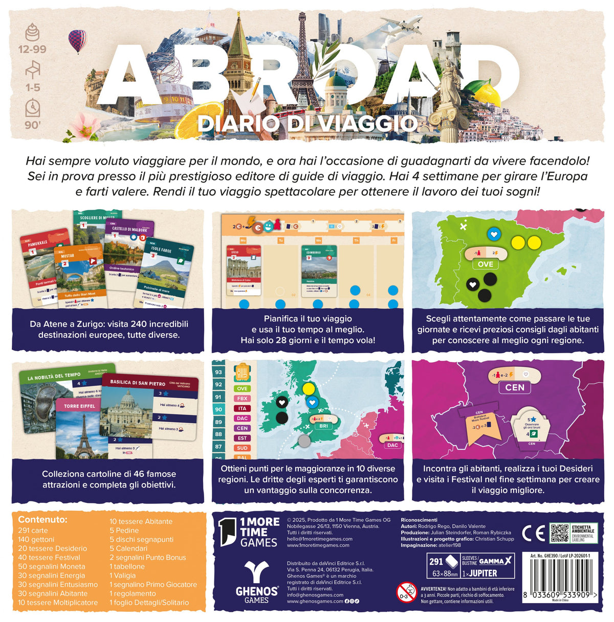 Abroad: Diario di viaggio Ghenos Games Gestionali Esperti 8033609533909