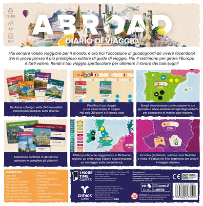 Abroad: Diario di viaggio Ghenos Games Gestionali Esperti 8033609533909