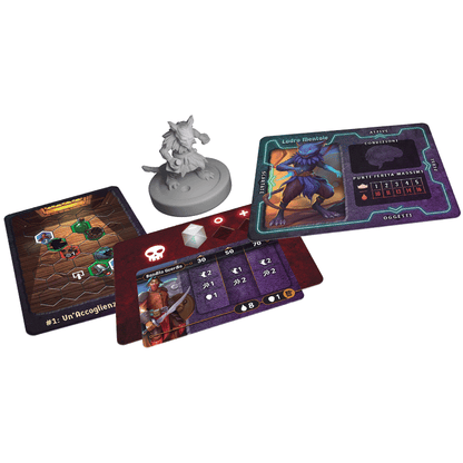 Gloomhaven Buttons & Bugs ita Asmodee Solitario Esperti 3558380127987