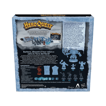 HeroQuest espansione Frozen Horror Ita Hasbro Gaming 5010994172404