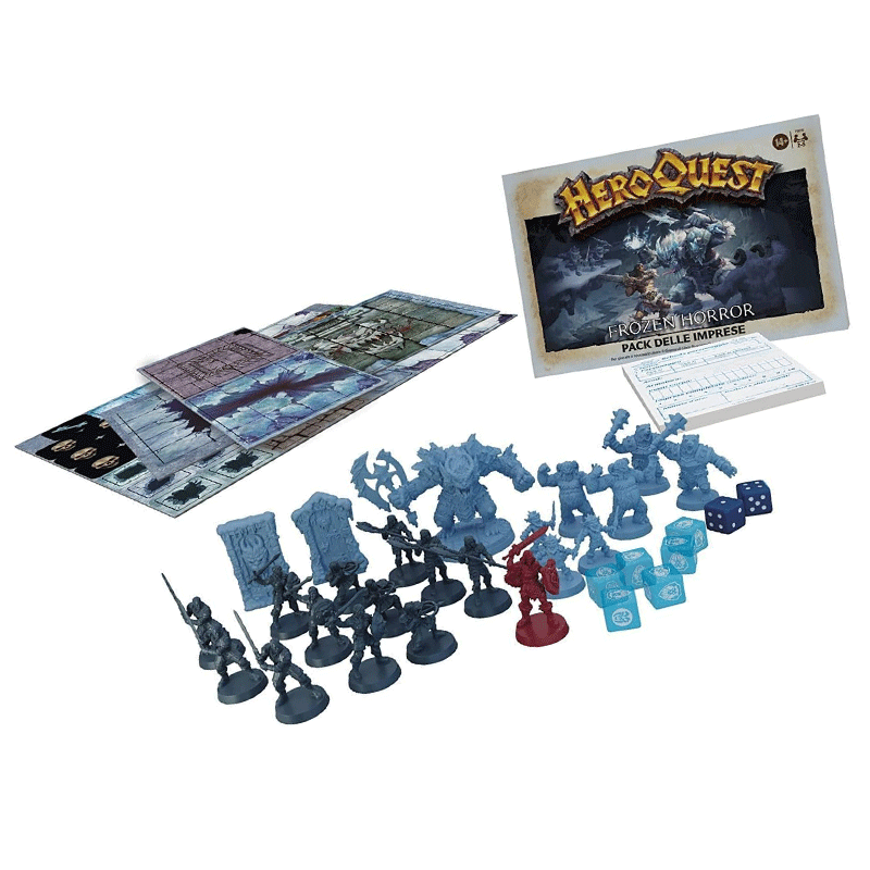 HeroQuest espansione Frozen Horror Ita Hasbro Gaming 5010994172404