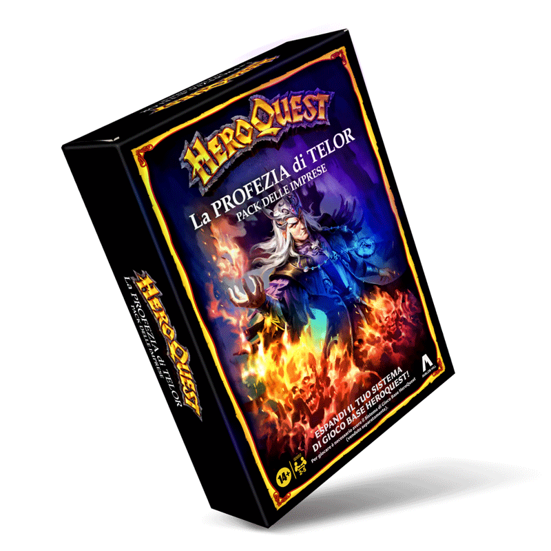 Heroquest - espansione La Profezia di Telor Hasbro Avventura Family 5010996218896