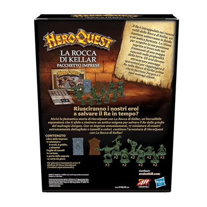 Heroquest - espansione La Rocca di Kellar Hasbro Avventura Family 5010993938469