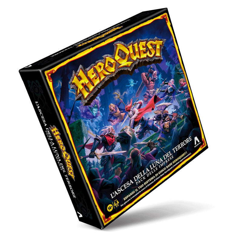 Heroquest espansione L'Ascesa della Luna del Terrore Hasbro Avventura Family 5010996161956