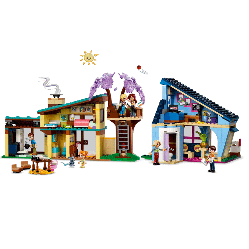 Le Case di Olly e Paisley LEGO Friends 42620