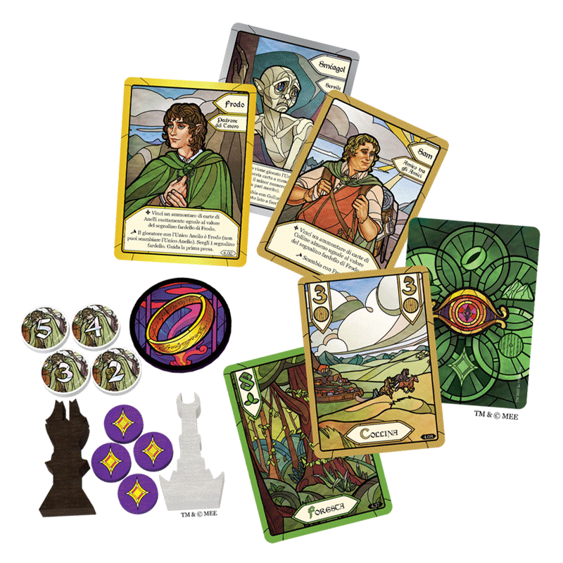 SDA Le due Torri trick taking game Asmodee Carte famiglia 841333135874