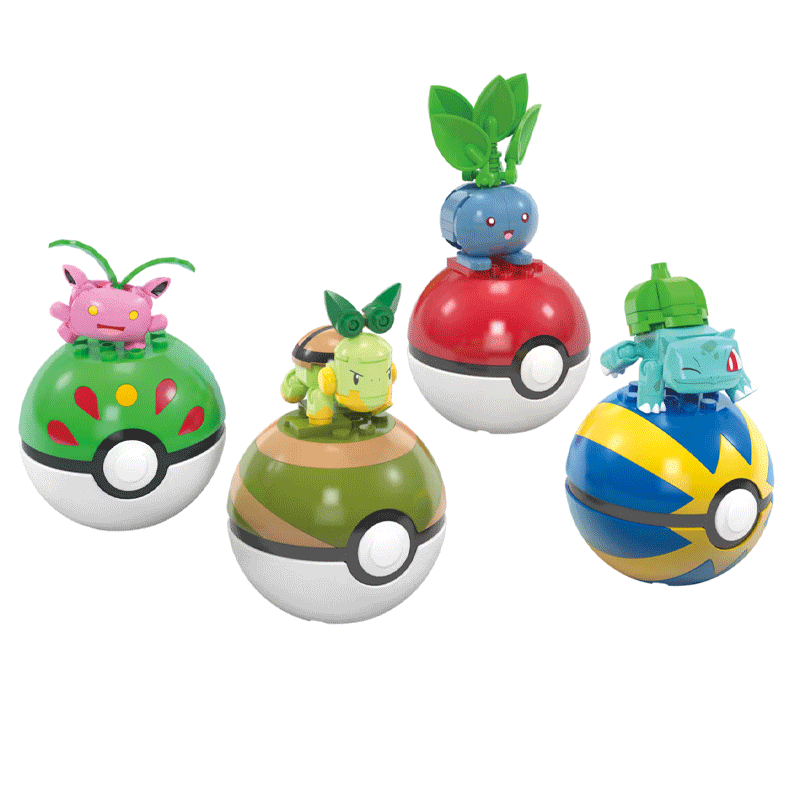 Mega Construx Pokémon Pokeball Tipo Erba 194735219421