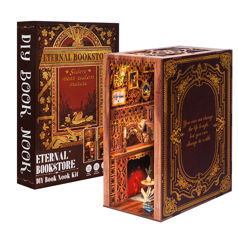Puzzle 3D Eternal Bookstore Book Nook Kit CuteBee