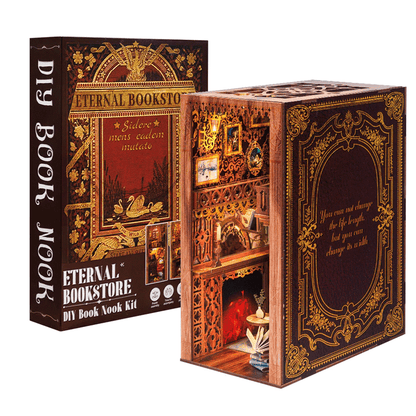 Puzzle 3D Eternal Bookstore Book Nook Kit CuteBee