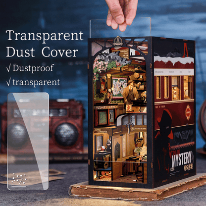 Puzzle 3D Train Mystery Case Book Nook Kit CuteBee