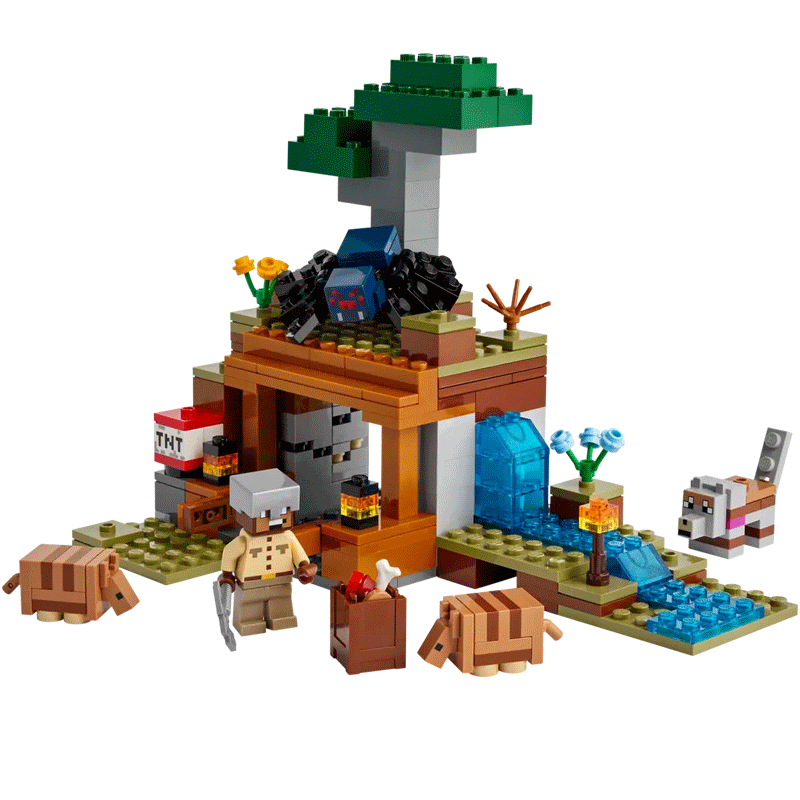 Spedizione nella miniera dell’armadillo LEGO Minecraft 21269