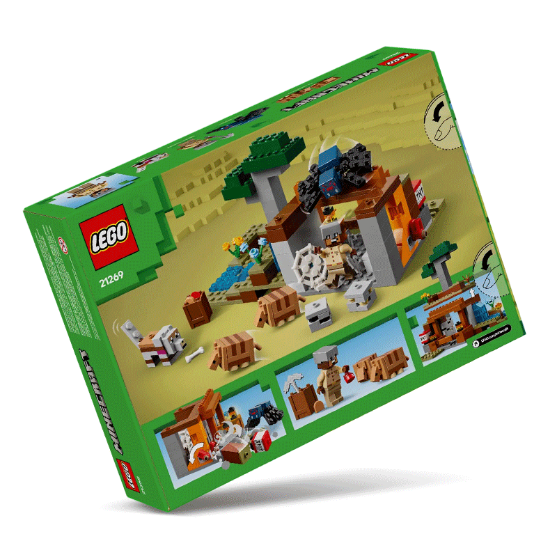 Spedizione nella miniera dell’armadillo LEGO Minecraft 21269