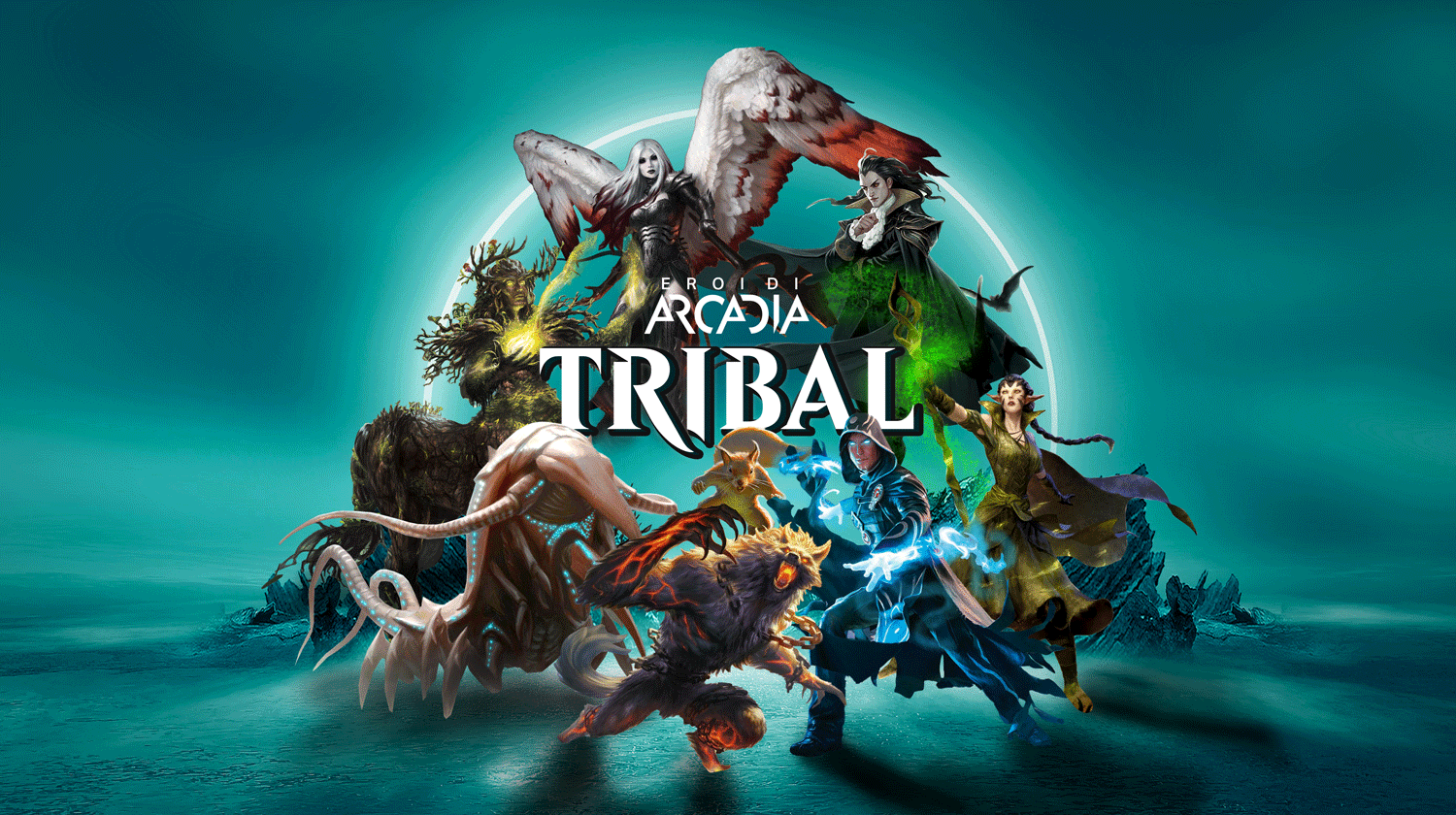 Tribal è il nuovo formato free per giocare a magic the gathering ideato dal team Eroi di Arcadia. Un formato con mazzi creature e con un limite al budget per la costruzione del mazzo. Divertimento puro alla portata di tutti, perfetto anche per neofiti