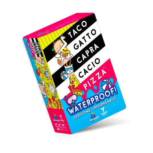 TACO GATTO CAPRA CACIO PIZZA Waterproof Ghenos Games Carte Party Games 8033609533251