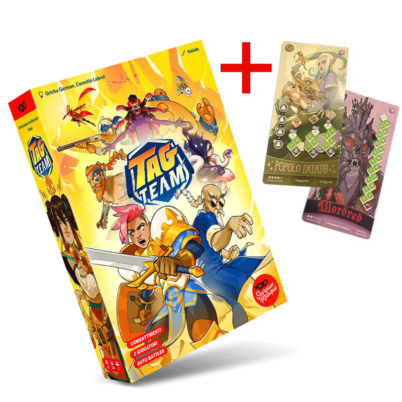Tag Team + promo card Asmodee Carte Per Due 3558380131915