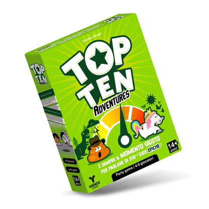 Top Ten Adventures Ghenos Games Carte Party Games 8033609533480