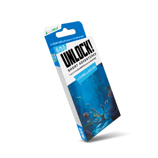 UNLOCK! SHORT ADVENTURE - Il Cuore dell'Oceano Asmodee Escape Room 3558380136385