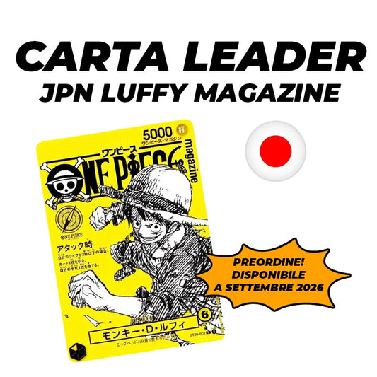 Luffy Leader Yelllow - Magazine One Piece Card Game JAP