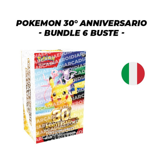 Pokémon - Pokémon 30° Anniversario - Bundle da 6 Buste
