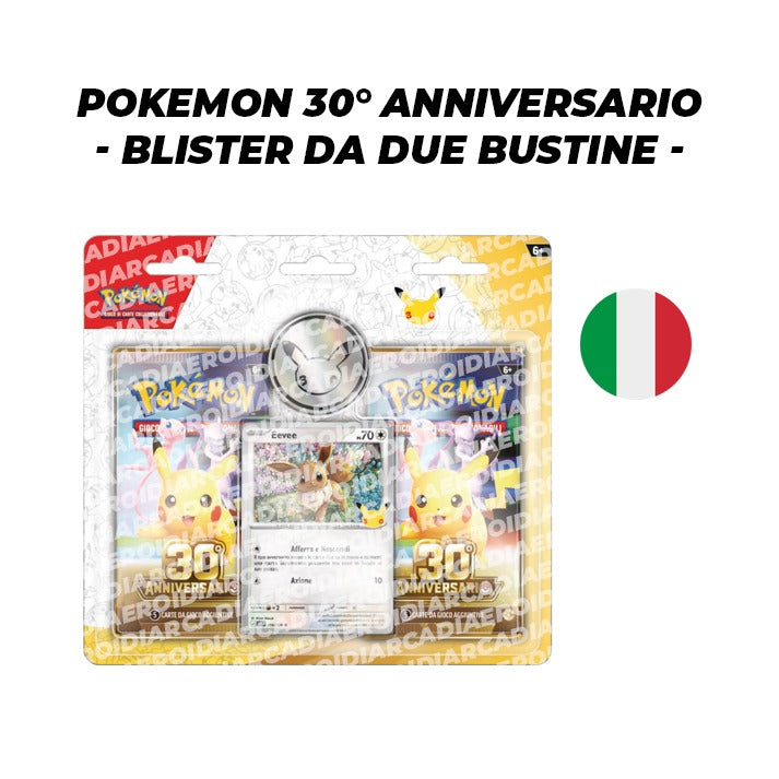 Pokémon 30° Anniversario - Blister da Due Bustine