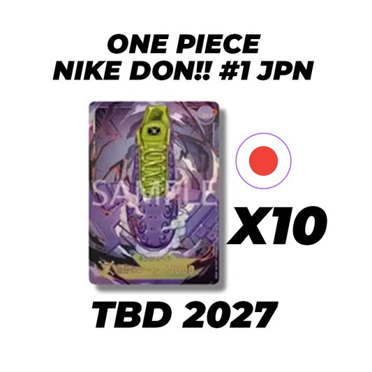 Carta Promo 10x Don Nike Tipo 1 - One Piece Card Game JAP