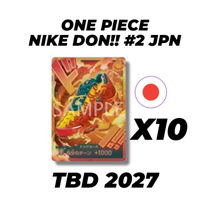 Carta Promo 10x Don Nike Tipo 2 - One Piece Card Game JAP