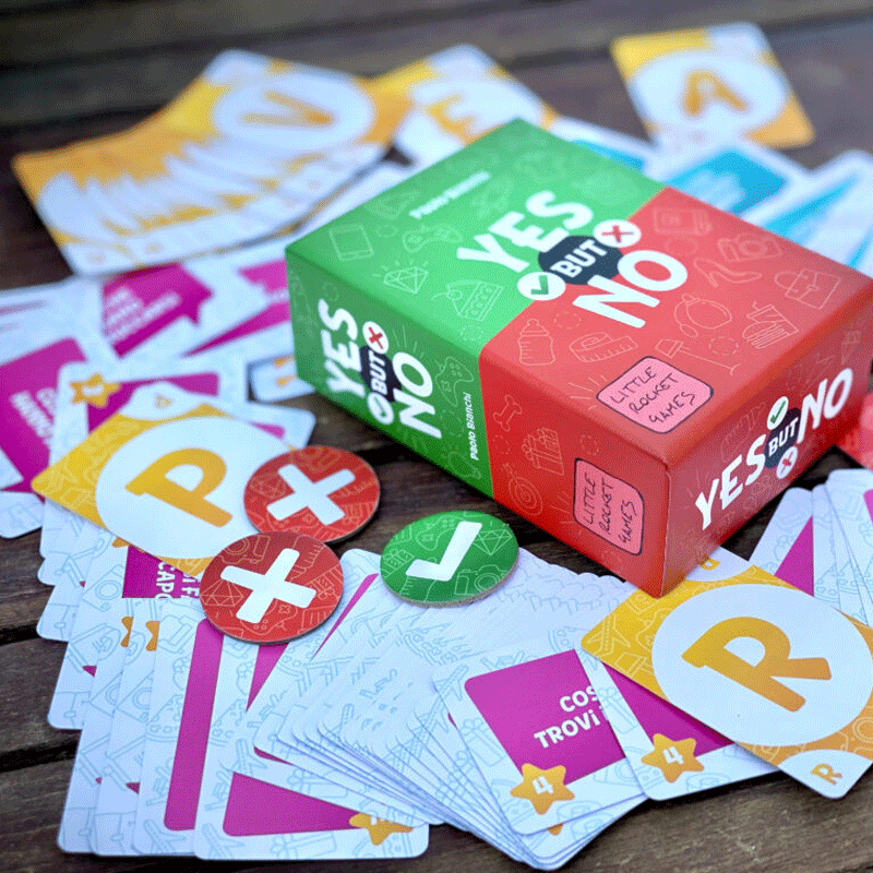 Yes but No Little Rocket Games Competitivo Party Games 0806812035373