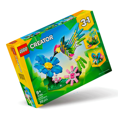 Animali selvatici: colibrì variopinto 3 in 1 LEGO Creator 31384