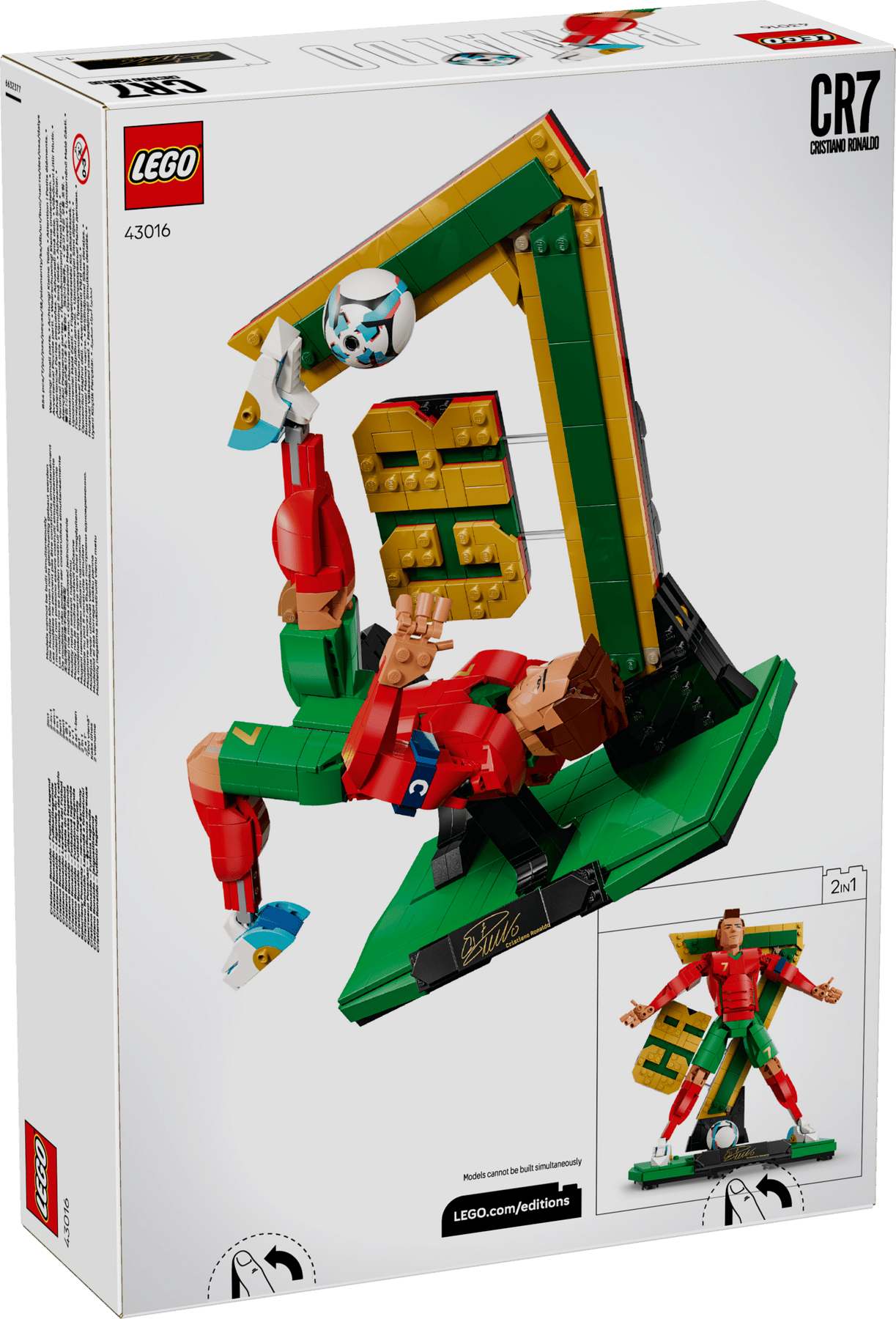 Cristiano Ronaldo – Leggenda del calcio Lego Editions 43016