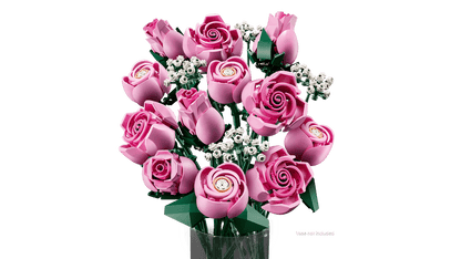 Bouquet di rose rosa Lego Botanicals 10374