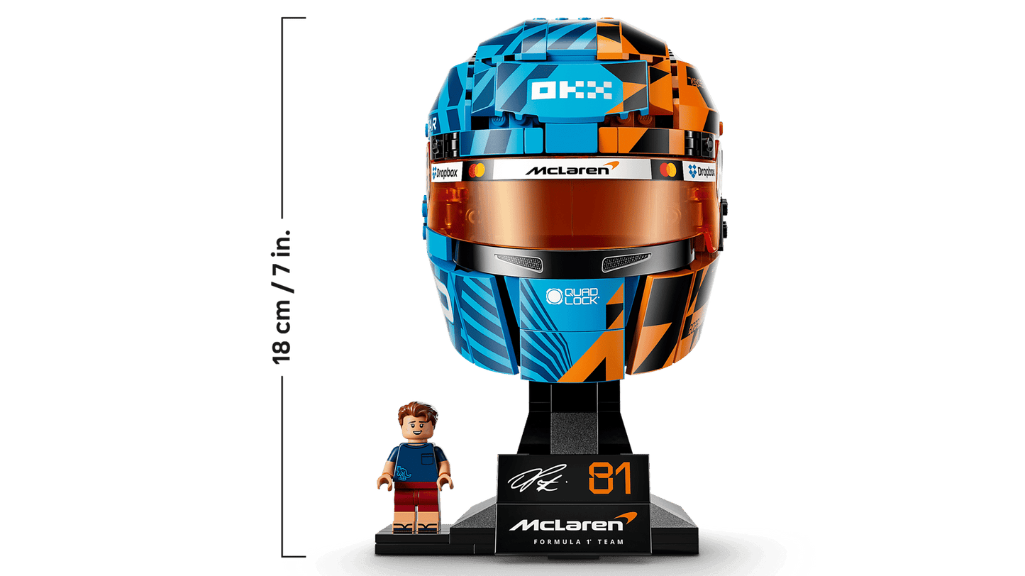Casco di Oscar Piastri McLaren Mastercard F1® Team Lego Editions 43017