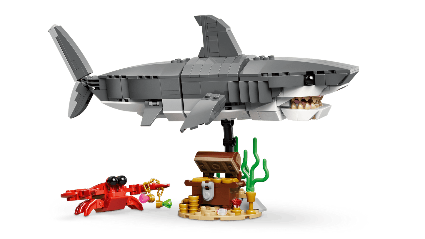 Squalo con scrigno del tesoro LEGO Creator 31381