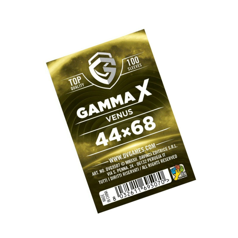 Gamma X Venus 44x68mm Pack 100 Bustine Protettive Accessori 8032611695070