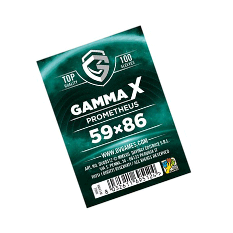Gamma X Prometheus 59x86mm Pack 100 Bustine Protettive Accessori 8032611695124