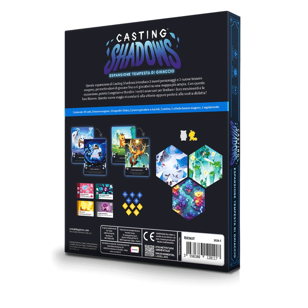 Casting Shadows - Esp. Tempesta di Ghiaccio Asmodee Carte Party Games 3558380120117