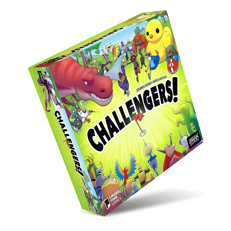 Challengers! Asmodee Competitivo Party Games 0841333121679