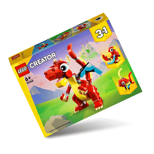 Drago Rosso 3 in 1 LEGO Creator 31145