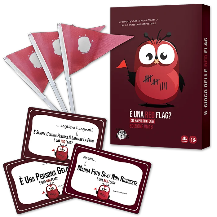 È Una Red Flag? Edizione VM18 Asmodee Carte Party Games 8721082660303