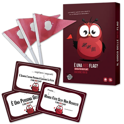 È Una Red Flag? Edizione VM18 Asmodee Carte Party Games 8721082660303