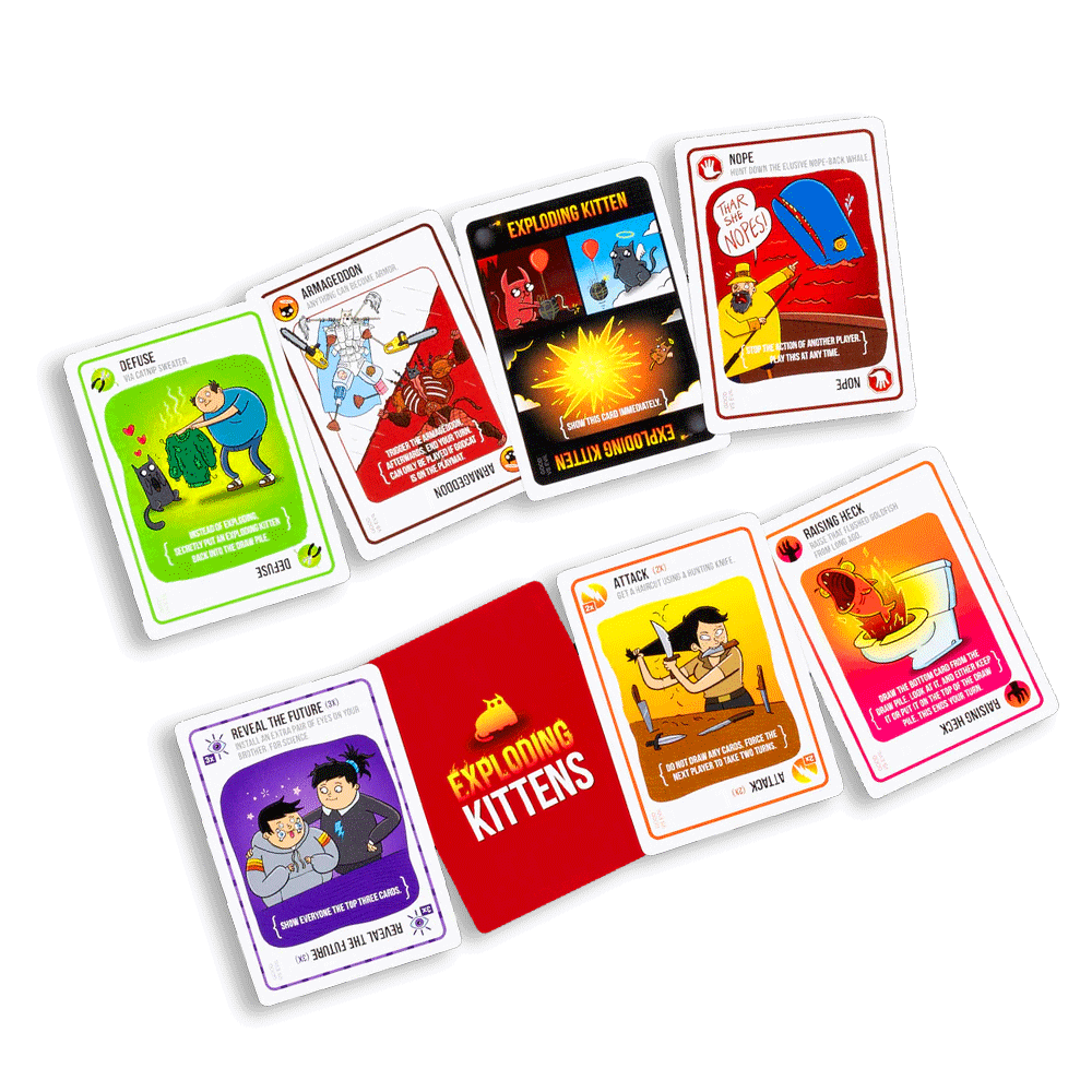 Exploding Kittens Good vs Evil Asmodee Carte Party Games 0810083044682 ...