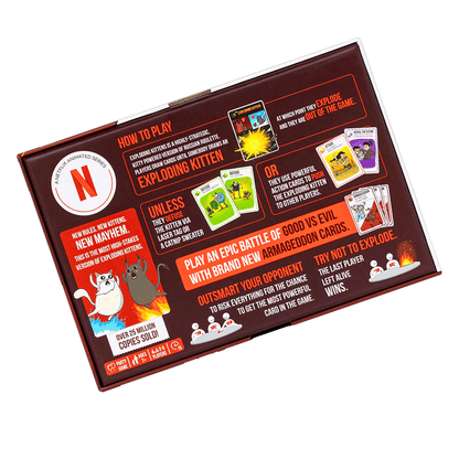 Exploding Kittens Good vs Evil Asmodee Carte Party Games 0810083044682