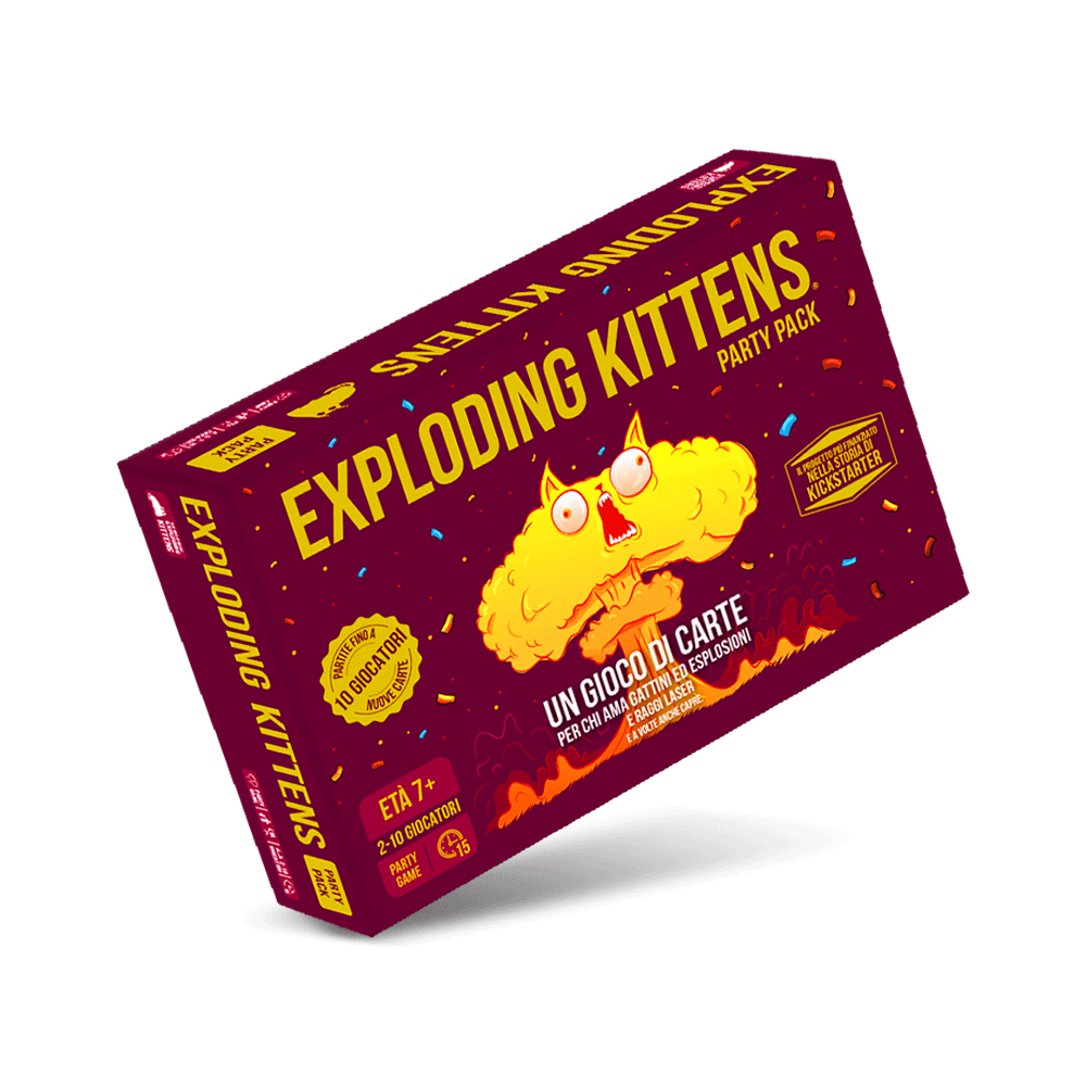 Exploding Kittens - Party Pack Asmodee Carte Party Games 0810083040745