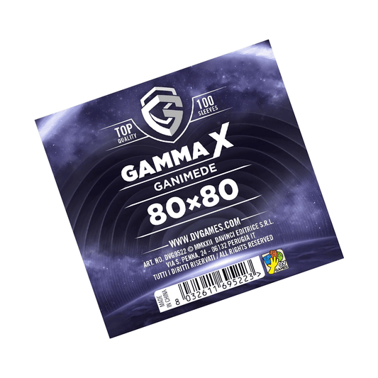 GAMMA X GANIMEDE 80x80mm bustine protettive 100 pz