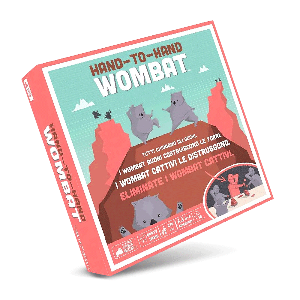 Hand to Hand Wombat Asmodee Competitivo Party Games 0810083043821