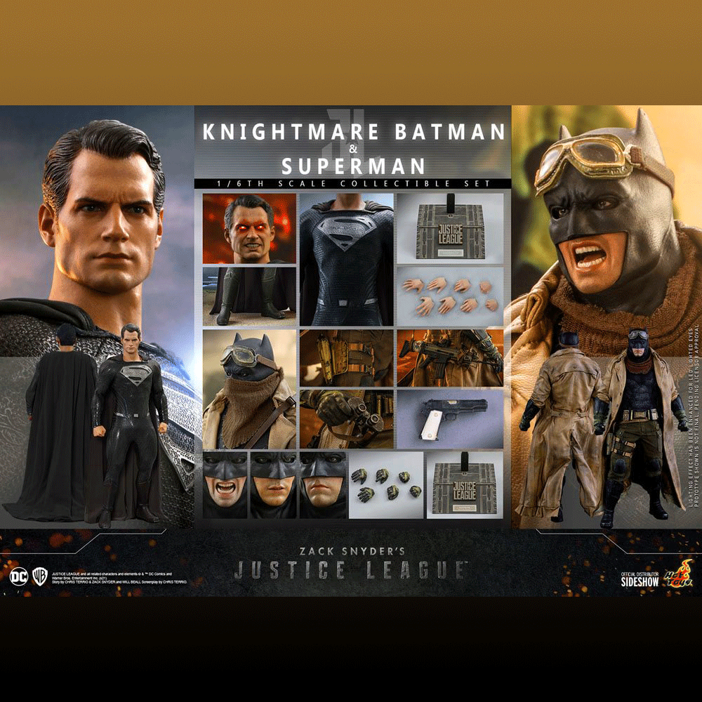 Hot Toys Action Figure 2-Pack 1/6 Knightmare Batman and Superman 4895228607430