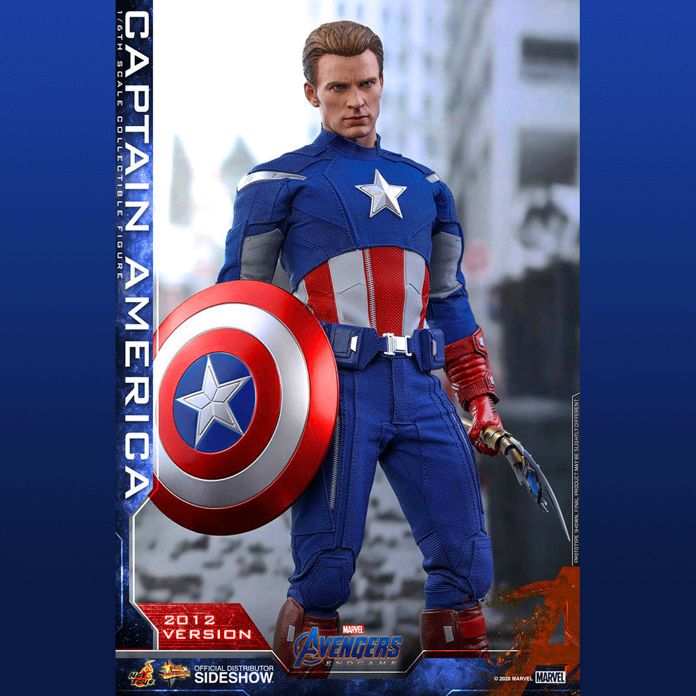 Hot Toys Action Figure 1/6 Captain America(2012) 4895228604149