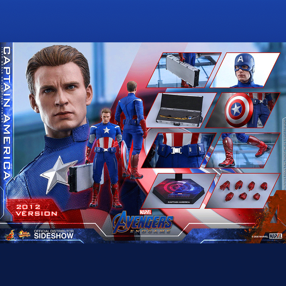 Hot Toys Action Figure 1/6 Captain America(2012) 4895228604149