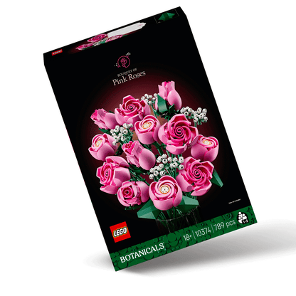 Bouquet di rose rosa Lego Botanicals 10374