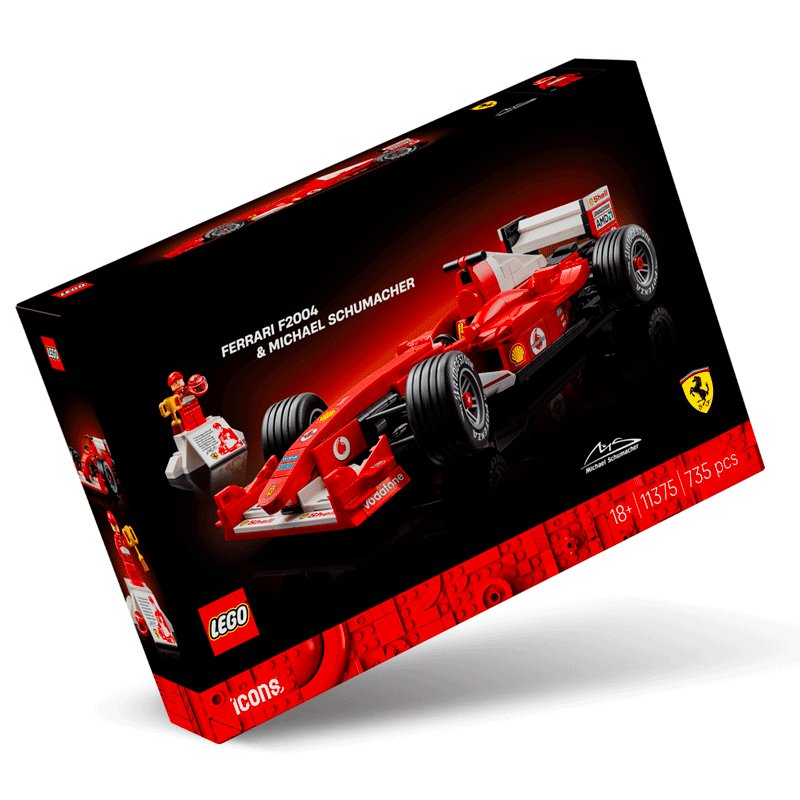 Ferrari F2004 e Michael Schumacher LEGO Icons 11375